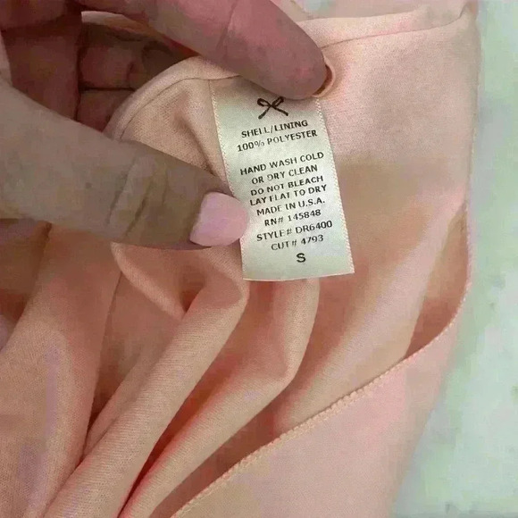 Everly Women’s Shift Dress Size S Sleeveless Peach Floral Flowy Vacation Summer - Picture 7 of 7